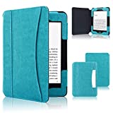 ACdream Case Fits All-New Kindle (10th Generation 2019 Release) and 8th Gen 2016 ONLY (NOT FIT Kindle Paperwhite / Oasis), Folio PU Leather Case with Auto Wake Sleep Front Pocket, Sky Blue