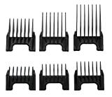 Wahl Professional Animal 5-in-1 Clipper Attachment Guide Comb Grooming Set for Wahl's Arco, Bravura, Figura, Chromado, and Motion Pet, Dog, Cat, and Horse Clippers (#41881-7270), Black