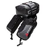 Tusk Excursion Rackless Luggage System w/Small Dry Duffel Tail Bag Standard Heat Shield For Kawasaki KLX230 SE 2022