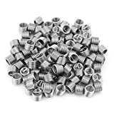 100Pcs Wire Thread Inserts M6 Stainless Steel Coiled Wire Helical Screw Wire Sleeve Thread Repair Insert Assortment Kit