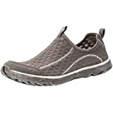 ALEADER Men's Mesh Slip On Aqua Water Shoes Walking Sneakers Overcast Gray 10.5 D(M) US