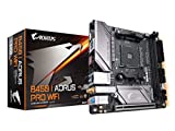 GIGABYTE B450 I AORUS PRO Wi-Fi (AMD Ryzen AM4/Mini ITX/M.2 Thermal Guard with Onboard Wi-Fi/HDMI/DP/USB 3.1 Gen 2/Motherboard)