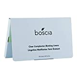 boscia Blotting Linens - Vegan Natural Clean Skincare. Oil Control Blotting Paper, Face Blotting Sheets, Travel Size 100 ct. Clear Complexion