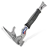 Vaughan 15 Inch Multi-Function Demolition Tool, Hammer, Nail Puller, Multi-Use, Heavy Duty Construction, DIY Hand Tools - Blue 050042