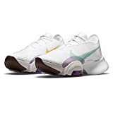 Nike Womens Air Zoom Superrep HIIT Class Shoe (8, White/Bronze Eclipse/Violet Shock/Green Glow, Numeric_8)