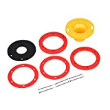 Oatey Toilet Flange Extender Kit 1/4- 1 5/8 in,Red and Yellow