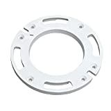 Oatey 43646 Closet Flange Spacer, 1/2 in T, PVC, White