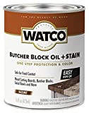 Watco 359024 Butcher Block Oil Plus Stain, 16 Ounce, Hazelnut, 16 Ounce