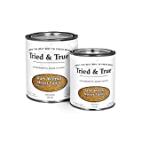 Tried & True Stain + Finish - Dark Walnut - Pint - Natural Stain & Oil Finish for Wood, Pigmented Danish Oil, Food Safe, Solvent Free, VOC Free, Dye Free Wood Stain, Linseed Oil & Pigments