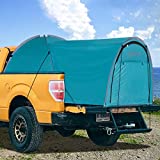EighteenTek Truck Tent Bed Pickup Camping 2 Person Camper Shell Pop Up Automatic Setup Waterproof PU2000mm Double Layer Rainfly Adjustable 5 5.5 6 6.5 8 ft