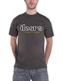 The Doors T Shirt La California Band Logo Official Mens Charcoal Grey Size XXL