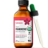 USDA Certified Organic Frankincense Essential Oil 2oz  100% Natural & Pure Frankincense Oil, Healthy Skin, Body & Nails- Therapeutic Grade, Undiluted, Premium Aromatherapy Oil with Dropper