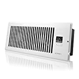 AC Infinity AIRTAP T4, Quiet Register Booster Fan with Thermostat Control. Heating Cooling AC Vent. Fits 4 x 12 Register Holes.