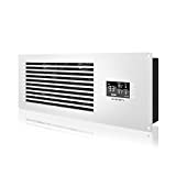 AC Infinity AIRFRAME T7-N White, High-Airflow Cooling Fan System 17", Intake Airflow, for AV Equipment Rooms, Closets, and Enclosures