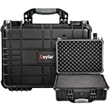 Eylar Standard 16" Gear, Equipment, Hard Camera Case Waterproof with Foam TSA Standards (Black)