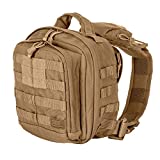 5.11 Rush Moab 6 Tactical Sling Pack Military Molle Backpack Bag, Kangaroo, Style 56963