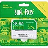 Transponder Direct SunPass Mini Sticker Pre-Paid Toll Program for Florida - New Version