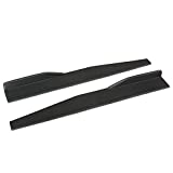 Universal Car Body Styling Side Skirt 745mm Carbon Fiber Pattern Left/Right PP Universal Rear Side Skirt Winglets Diffusers