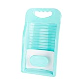 YIIAMOAHC Washboard for LaundryMini Hand wash WashboardUse for Hand Washing Clothes and Small Items Plastic Non-Slip Washboard Convenient Washboard(Blue)