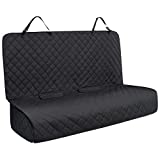 VIEWPETS Bench Car Seat Cover Protector - Waterproof, Heavy-Duty and Nonslip Pet Car Seat Cover for Dogs with Universal Size Fits for Cars, Trucks & SUVs(Black)