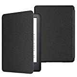 Fintie Slimshell Case for All-new Kindle (10th Generation, 2019 Release) - Lightweight Premium PU Leather Protective Cover with Auto Sleep/Wake (NOT Fit Kindle Paperwhite or Kindle 8th Gen), Black