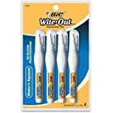 BIC Wite-Out Shake 'n Squeeze Correction Pen, 8 ml, White, 4/Pack (WOSQPP418) - Pack of 8