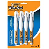 BIC Wite-Out Shake 'n Squeeze Correction Pen, 8 ml, White, 4/Pack (WOSQPP418) (3 Pack)