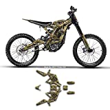 Kungfu Graphics Custom Decal Kit for Surron Sur-Ron Light Bee X LBX, for Segway X160 X260 with DNM Fork Off-road Motorcycle Dirt eBike, Camo, SRX17N044-KO