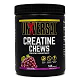 Universal Nutrition Creatine Chews - 5g of Creatine Monohydrate in Each Serving Delicious Wafers - 36 Servings - Grape