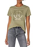 Nautica Women's Soft Cotton Graphic T-Shirt, Urban Camo, XX-Large