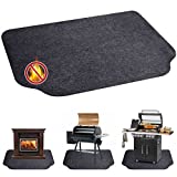 XSONHOO Under Grill Mat Fire Pit Mat,36*48in Grill Mats for Outdoor Grill Deck Protector, Fireproof mat for Camping Stove, Outdoor Flat Top Gas, Propane Burners &Portable Charcoal Grills