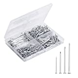 Mr. Pen- Nail Assortment Kit, 600pc, Small Nails, Nails, Nails for Hanging Pictures, Picture Hanging Nails, Finishing Nails, Hanging Nails, Picture Nails, Back to School Supplies