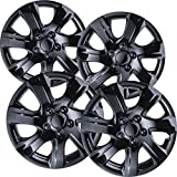 16 inch Hubcaps Best for 2010-2011 Toyota Camry - (Set of 4) Wheel Covers 16in Hub Caps Black Rim Cover - Car Accessories for 16 inch Wheels - Snap On Hubcap, Auto Tire Replacement Exterior Cap