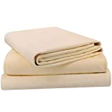 (3 Pack) Car Natural Chamois Cleaning Cloth,Absorber Towel for Car Chamois Drying Towe RIVERLAKE Genuine Deerskin Leather Auto Car Wash Drying Towel,Super Absorbent,3 Available Sizes. (L/M/S 3IN1)