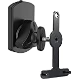 WALI Speaker Wall Mount Bracket for SONOS Play 1 and Play 3 Multiple Adjustments, Hold up to 22 lbs, (SWM001), Black