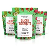 Mariam Goods Organic Sliced Tigernuts 12oz (3-Pack) Nut-Free, Raw Snack, Gluten-Free, Vegan, Paleo Friendly, High Fiber, Non-GMO