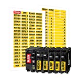 Linelax Circuit Breaker Box Labels  129 Weatherproof Fuse Box Stickers