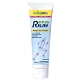 Rub on Relief Fast Acting Pain and Ache Relief Natural Cream for Muscles, Neck, Back, Joints, Knees and Shoulder Pain Relief