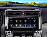 Topdisplay Android 10 Radio for Toyota 4runner 2010-2019 Navigation 10.25inch Touch Screen 4+64G Wireless Carplay Android Auto 4G LTE WiFi Free Camera
