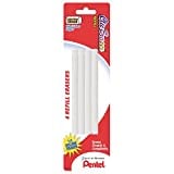 Pentel Clic Eraser Refills, 3 1/2", White, Pack Of 4