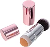 Oil-Absorbing Volcanic Face Roller, Reusable Facial Skincare Tool Oil Control Roller for Oily Skin Care, Oil-Absorbing Face Roller with Makeup Brush to Remove Excess Shine, Makeup Friendly