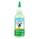 TropiClean Fresh Breath NO BRUSH Clean Teeth Oral Care Gel for Dogs, 4oz - Dental Care Toothpaste Gel Helps Remove Plaque & Tartar + Breath Freshener