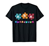 ABA Therapist Educate Behavior Analyst Autism Therapy RBT T-Shirt