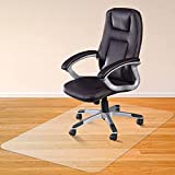 Office Chair mat for Hardwood Floor 48" x 36" Clear PVC Desk Chair Mat Transparent Floor Mats Wood/Tile Protection Mat for Office & Home