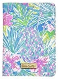 Lilly Pulitzer Vegan Leather Passport Holder, Cute Passport Cover, Travel Wallet with Credit Card Slots, Swizzle In