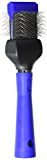 Master Grooming Tools Single-Sided Extra Firm Flexible Slicker Brushes  Versatile Brushes for Grooming Dogs - Blue, 8"L x 1"W, Small