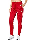 adidas Women's Tiro Track Pants, Team Power Red/White, Small