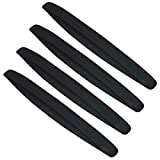 BokWin 4-Packs Black Anti-Collision Patch Bumper Guard Strip Anti-Scratch Bumper Protector Trim Universal for Cars SUV Pickup Truck