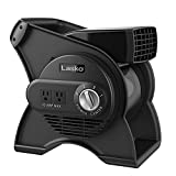 Lasko U12104 High Velocity Pro Pivoting Utility Fan for Cooling, Ventilating, Exhausting and Drying at Home, Job Site and Work Shop, Black 12104 12.2 x 9.6 x 12.3 inches