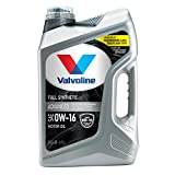 Valvoline Advanced Full Synthetic SAE 0W-16 Motor Oil 5 QT (Packaging May Vary)